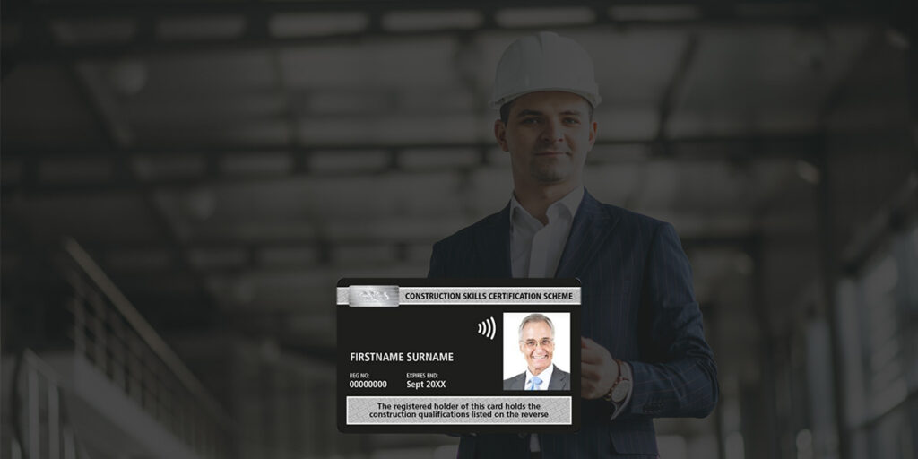 Site manager with black cscs card