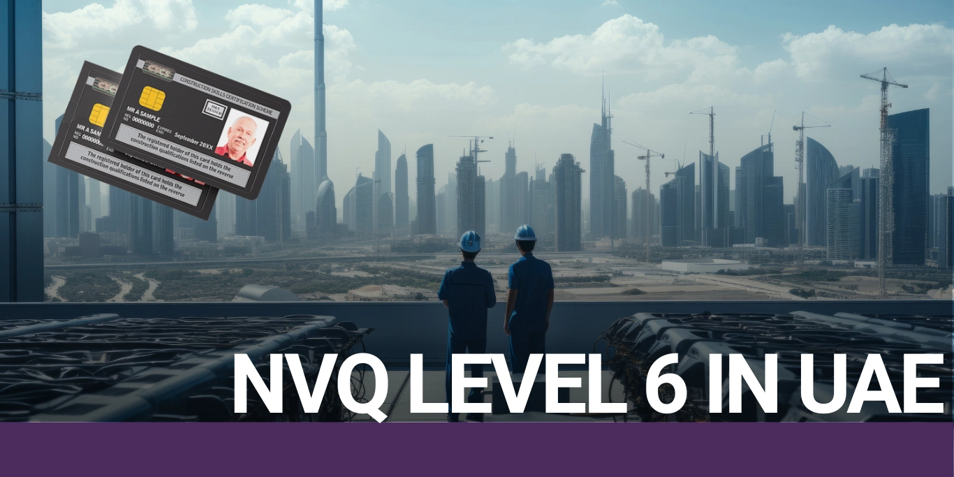 black cscs card with buildings