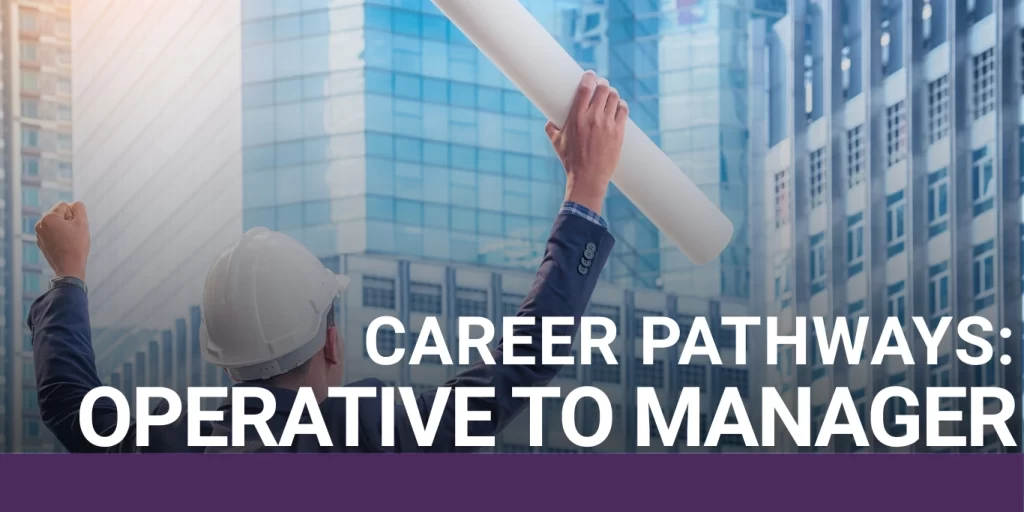 senior manager holding blueprint