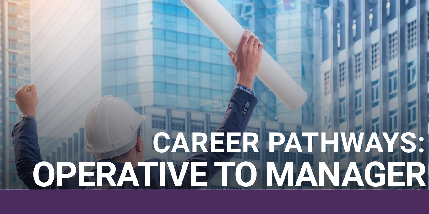 senior manager holding blueprint