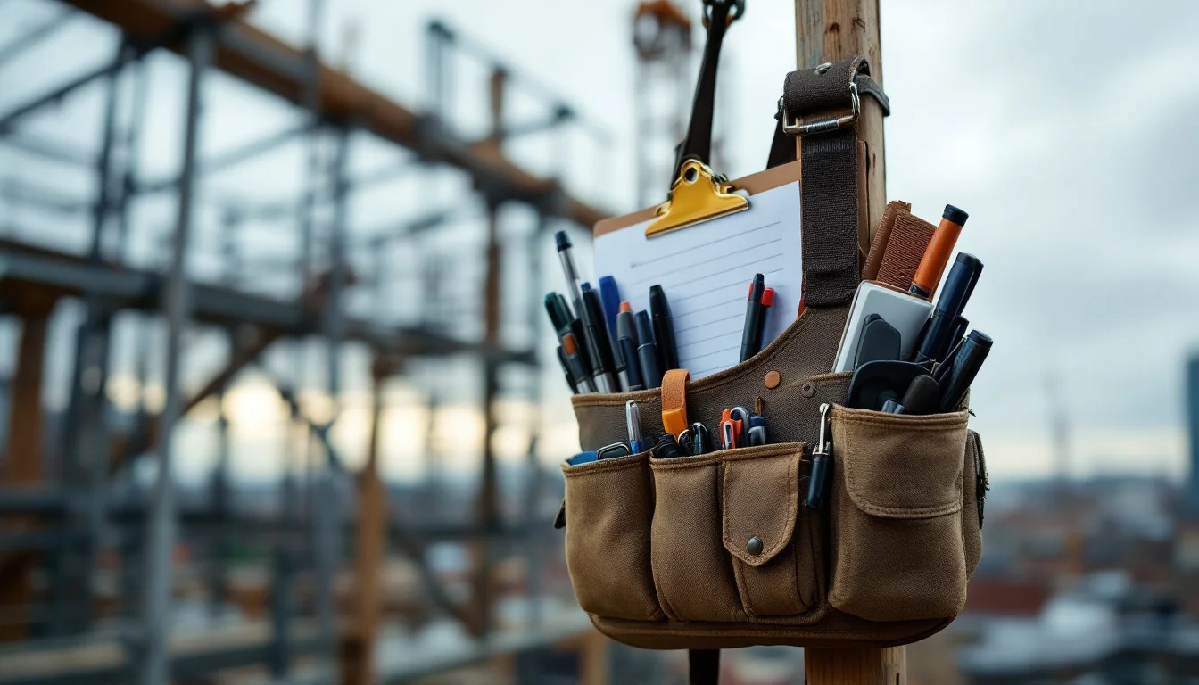 Management NVQ Benefits For Construction Professionals — NVQ assessor and site manager gathering evidence for an assessment on a real UK Management NVQ Benefits For Construction Professionals — NVQ assessor and site manager gathering evidence for an assessment on a real UK